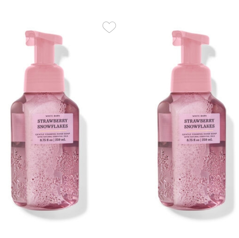 STRAWBERRY SNOWFLAKES GENTLE FOAMING HAND SOAPS by BATH & BODY WORKS